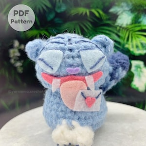 Amigurumi Pattern - Derpy der Tiger (K-pop Dämonenjäger) Häkel-PDF