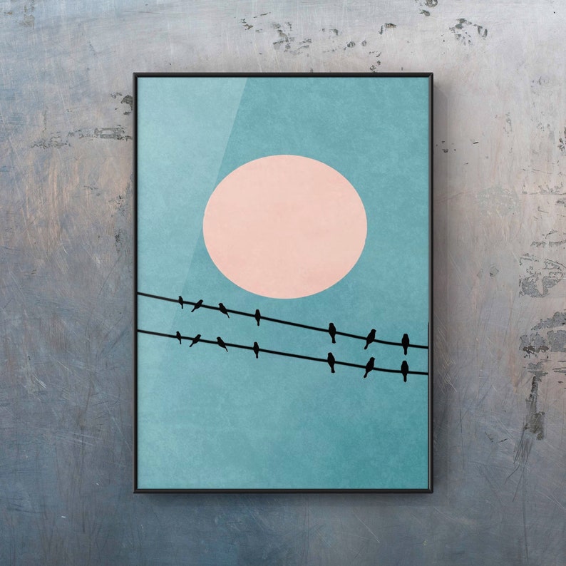 Moon Minimalist Wall Art