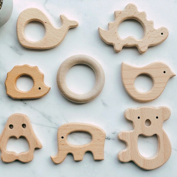 Wooden Teethers Etsy