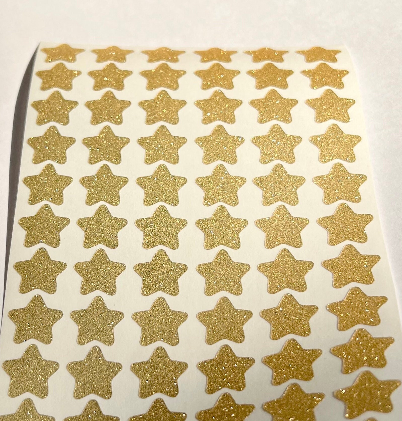  CustomyLife 8 Sheet 320pcs+ Glitter Gold Star Stickers