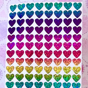 500pcs Heart Stickers, 1.5 Inch Heart Scrapbook Love Adhesive Labels For  Valentine's Day,wedding,party