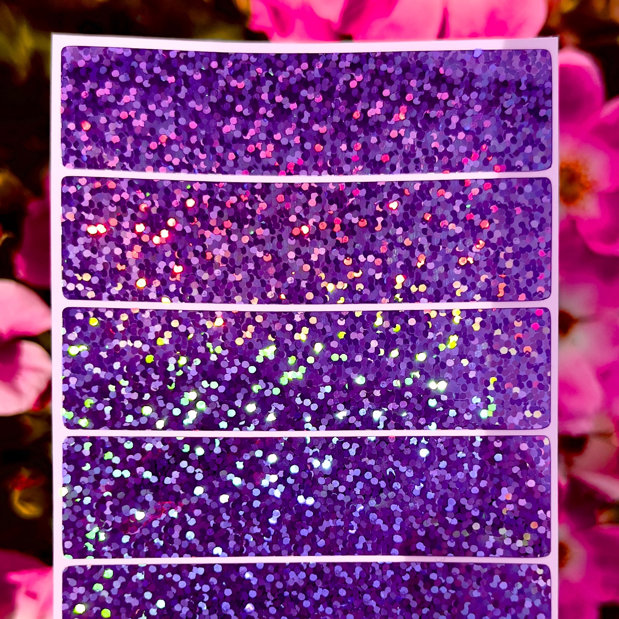 3 Inch Rectangle Stickers! - Glitter, Holographic, Sparkle, Glow in the ...