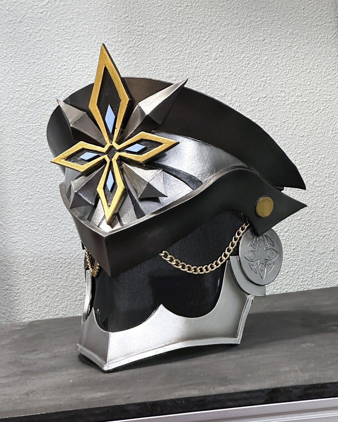 Capitano Cosplay Helmet Foam Patterns genshin Impact Etsy
