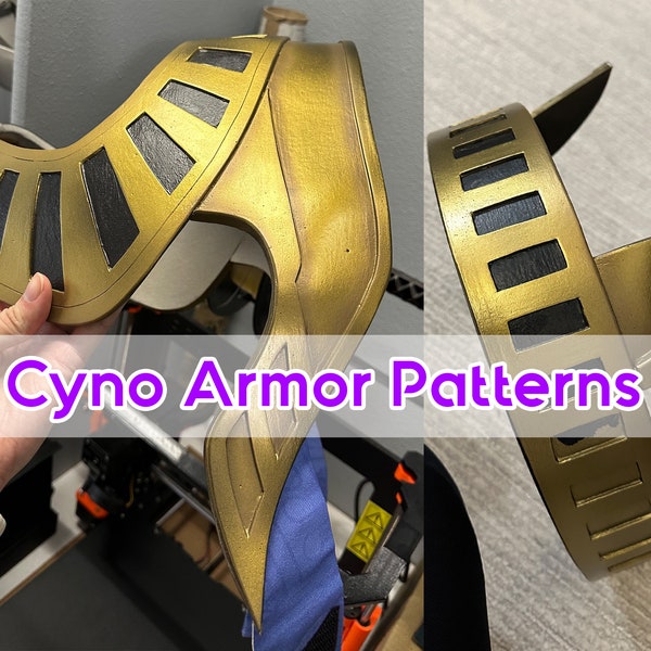 Cyno Cosplay Armor - Foam Patterns (Genshin Impact)