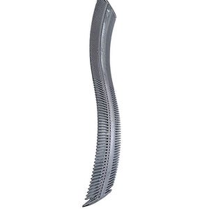 Silver Curved Comb: Detangling & Styling for All Hair Types