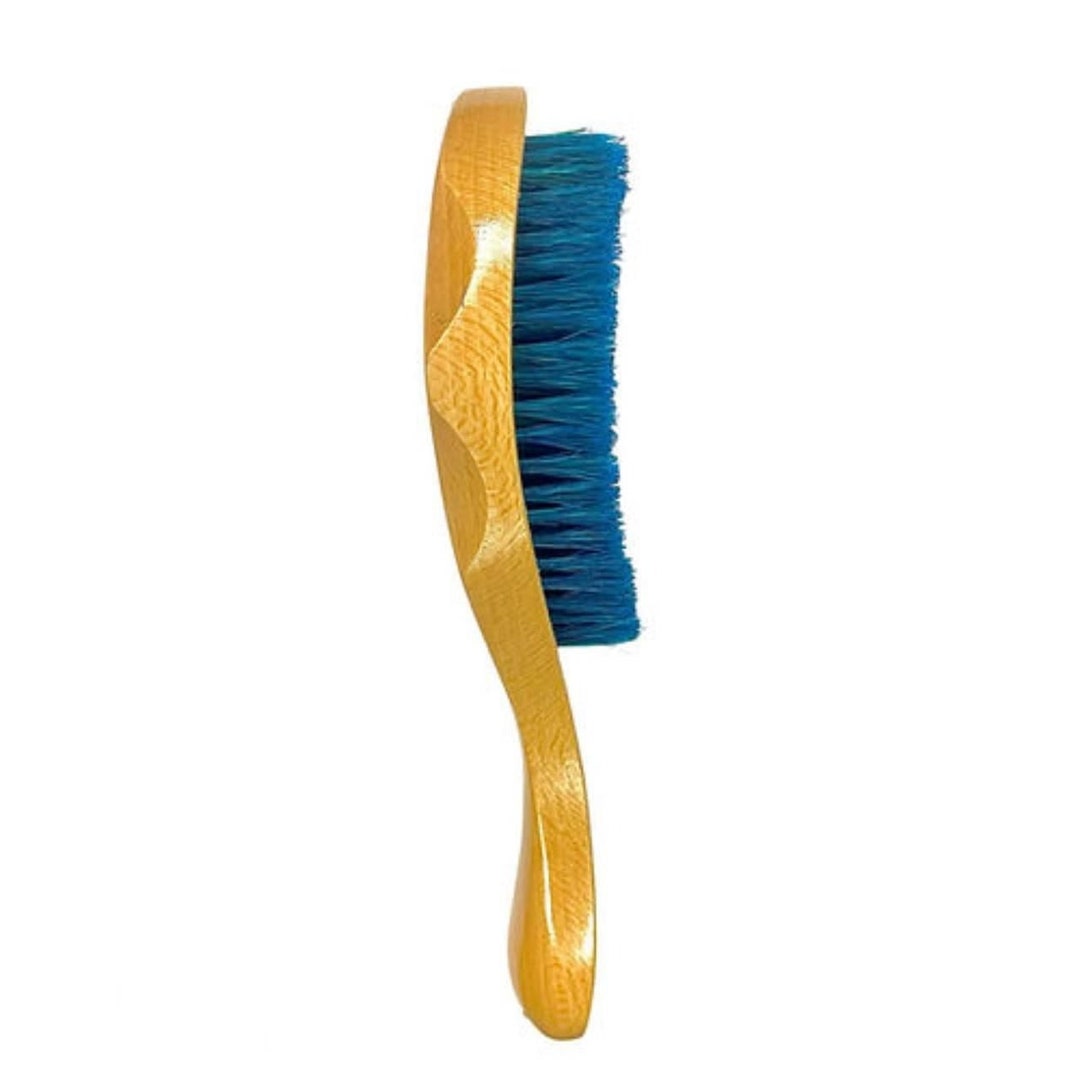Soft WAVE BRUSH, Soft Wave Brush for Men With Blue Bristles, Hair Brush ...