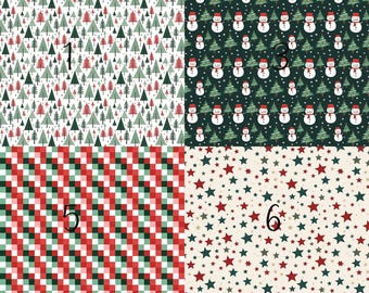 Christmas Fabric-Christmas Patter Cotton fabric by the yard