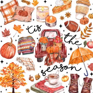 Retro Fall Autumn Cotton Fabric By The Half Yard