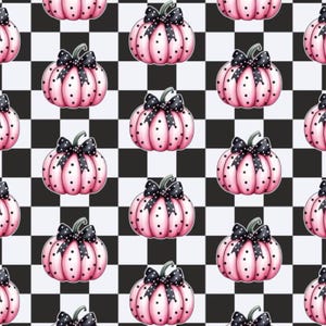 Halloween fabric, pink Halloween pattern, cute Halloween, Cotton fabric, Sold by the Yard