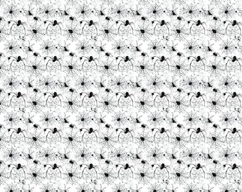 Halloween Spider Web PatternCotton Fabric100% cotton quilted fabric