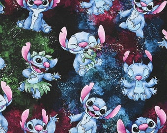 Dancing Singing Stitch Fabric Blue Koala Fabric Anime Cotton Fabric By The Half Yard