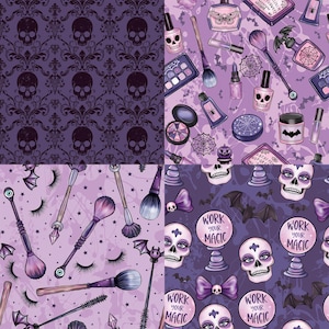 Weirdly beautiful patterned cotton fabric, sold by the yard