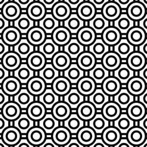 Tissu noir avec cercles rolka dot, tissu motif art à pois, tissu 100 % coton, vendu par mètre