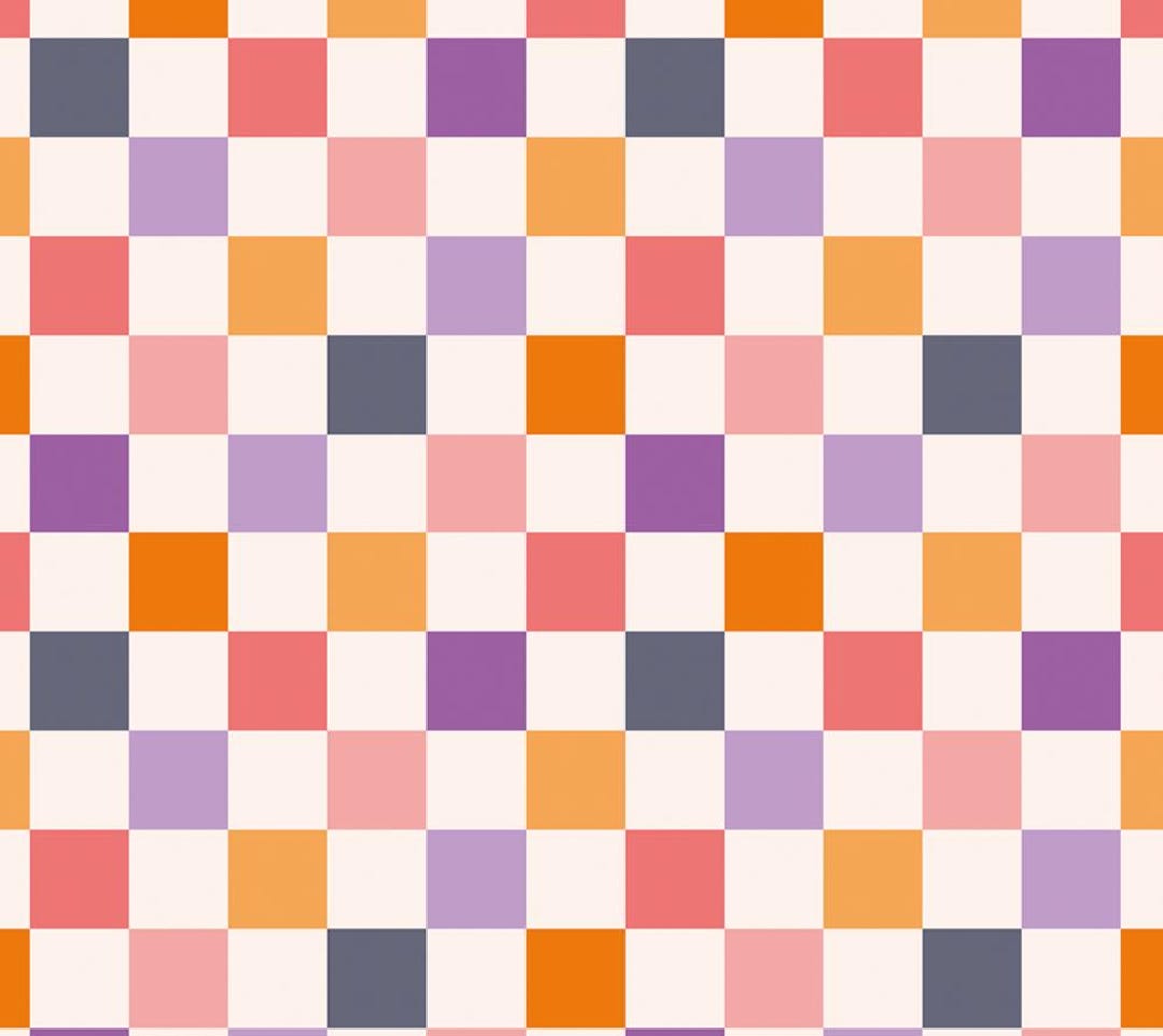 Cozy Checkered Pattern Cotton Fabric, Sold by the Yard - Etsy