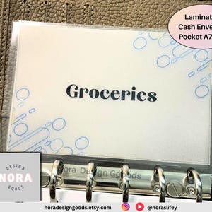 Sobre para efectivo A7 / Sobre de vitela laminada / Sobres para efectivo de bolsillo / Minimalista / Sobre personalizado Sobres para dinero