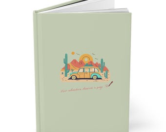 Adventure Road Trip Hard Cover Journal
