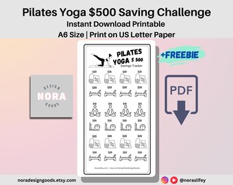 Investment Funds 500 Saving Challenge |Saving Trackers | Personal Finance |Printable PDF| Mini Saving Challenge|Fits A6 Envelope