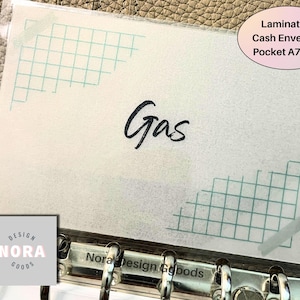 Sobre para efectivo A7 / Sobre de vitela laminada / Sobres para efectivo de bolsillo / Minimalista / Sobre personalizado Sobres para dinero