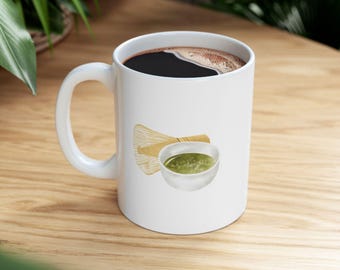 Less Drama More Matcha Ceramic Mug - Japanese Green Tea Coffee