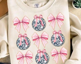 Pink Coquette New Year 2025 Png, Disco Ball Png, Hello 2025 Png, Happy New Year Png, In My 2025 Era Png, New Years Shirt, New Year Party Png