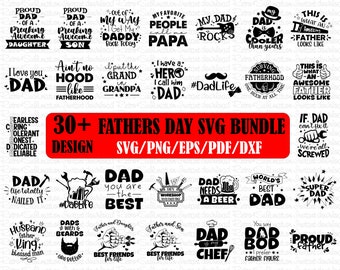 Paquete SVG del Día del Padre, Feliz Día del Padre, Papá diciendo svg, Papá vida svg, papá svg, papá y yo svg, papá paquete de vida, regalos del día del padre