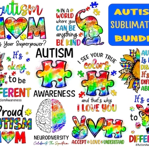 Pakiet autyzmu Png, Mama autyzmu png, Słoń autyzmu png, Pakiet świadomości autyzmu png, To w porządku być innym żyrafą Png, Puzzle autyzmu