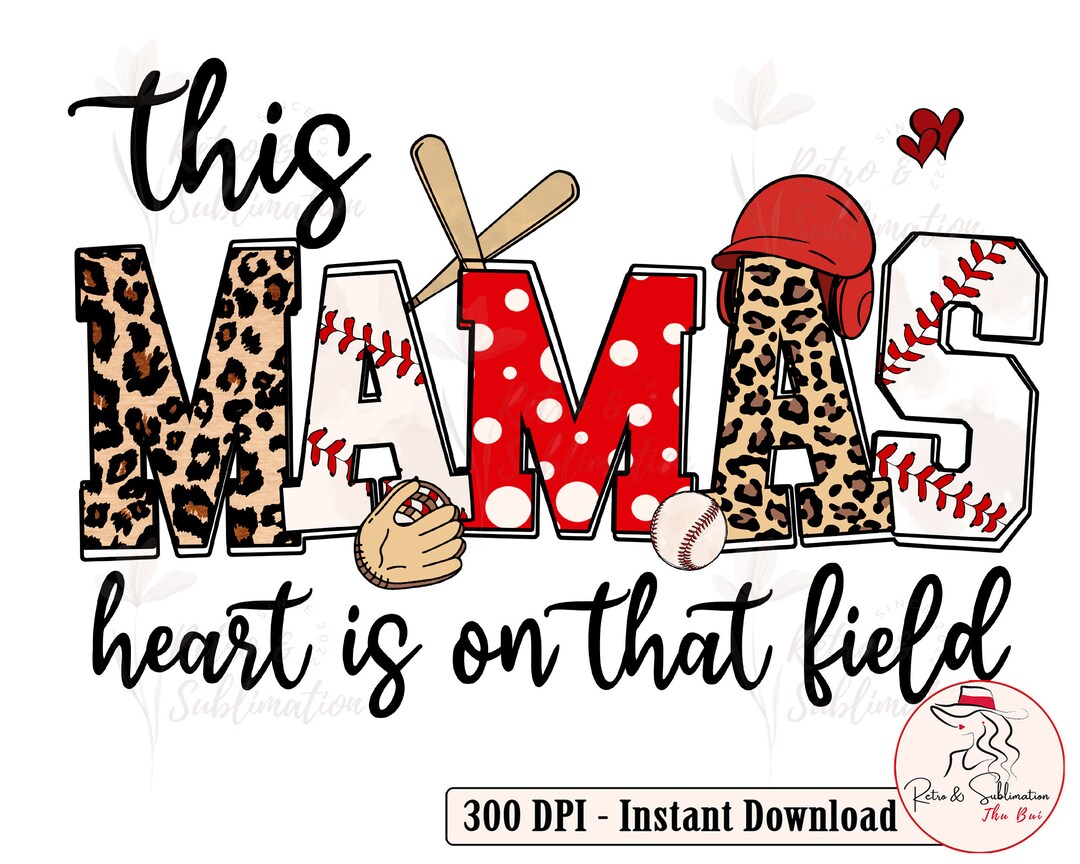 Baseball Png, Baseball Mama, Mothers Day Png, Baseball Gifts, Gift for