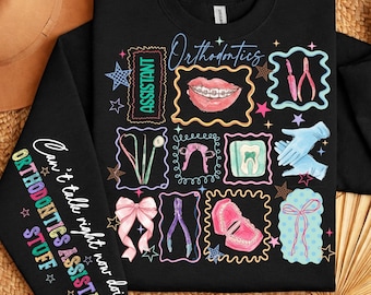 Orthodontics Assistant PNG: Can’t Talk Right Now Doing Ortho Stuff, Dental Staff Design