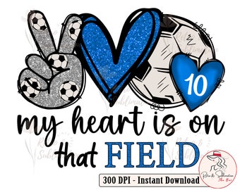 Personalization Number Png, Soccer Png, Soccer Designs, Glitter Heart Png, Soccer Blue Glitter Png, Soccer Mama, Soccer Gifts, Trendy Png