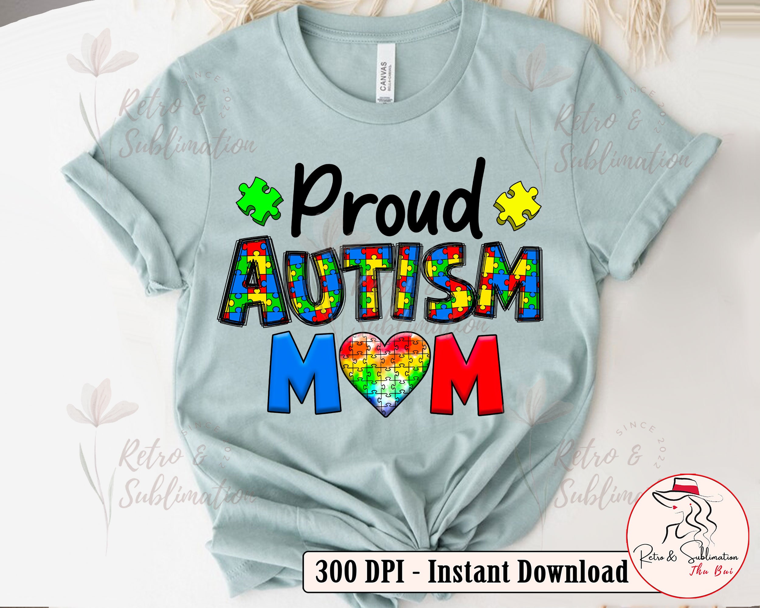 Proud Autism Mom Png, Autism Puzzle Piece Png, Autism Awareness Png ...