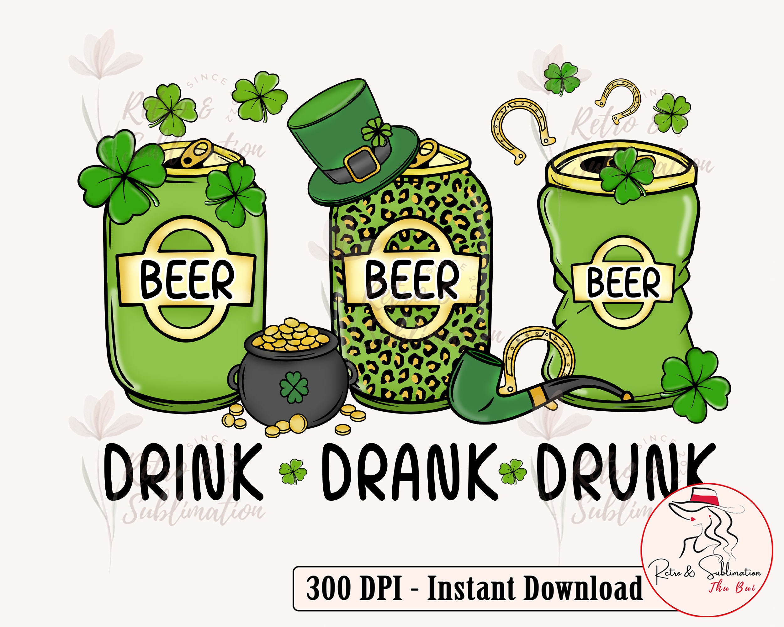 St Patricks Day, Drink Drank Drunk, Beer Png, Leopard Png, Holiday Png, Saint Patricks Day, St Patricks Day Png, Four Leaf Clover Png