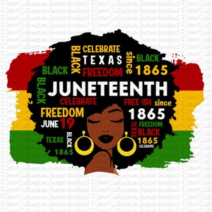 Juneteenth 1865 Png, Mujeres Negras Png, Historia Negra Png, Mes de la Historia Negra, Día de la Emancipación Png, Libertad Png, Png para Sublimación