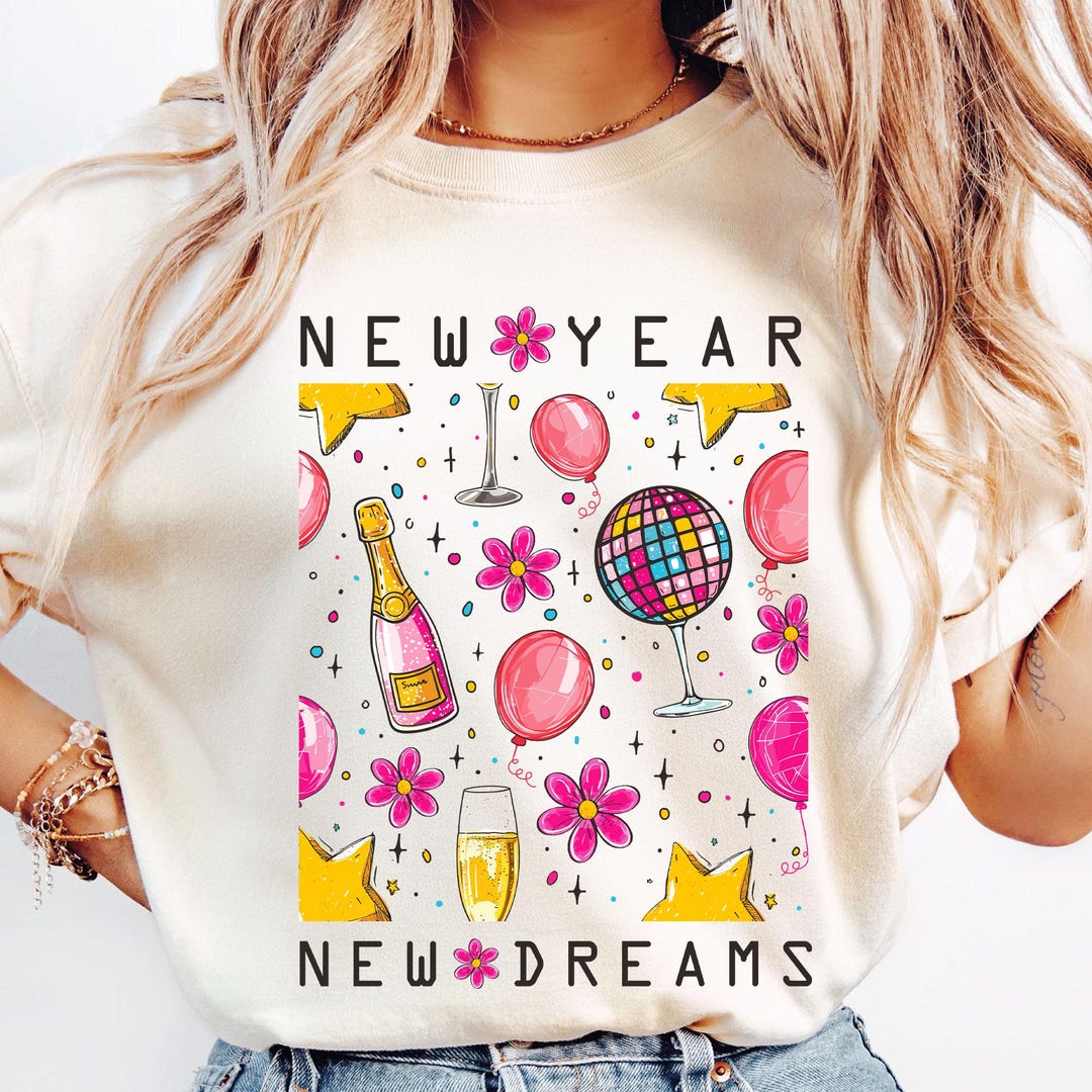 New Year Dreams Png, Happy New Year Png, Hello 2025 Png, 2025 Party Png
