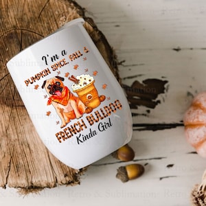 Jag är en pumpa krydda höst och hundar kinda tjej png-paket, Thanksgiving png, hundälskare present, hej höst png, pumpa latte png, pumpasäsong bild 3