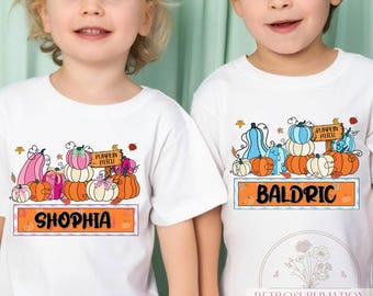 Personalized Pumpkin Patch Name PNG: Custom Back to School Shirt (Digital Download)