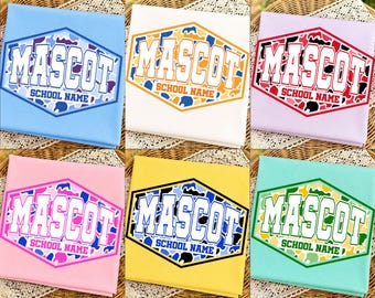 Custom Camo School Mascot PNG Bundle: School Spirit Png, Game Day Png, Back To School Png, Team Mascot Design