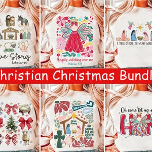 Christian Christmas Png Bundle, Jesus Christmas Coquette Bow Png, Nativity Scene Png, Baby Jesus Png, Bible Verse Png, Christmas Png, Gifts