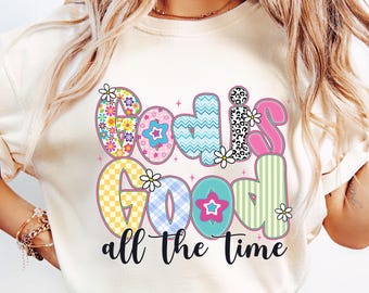 Preppy God is altijd goed png, christelijke vrouwen png, preppy alledaagse christelijke png, bijbelvers png, Jezus geruit, citaat van Jezus png