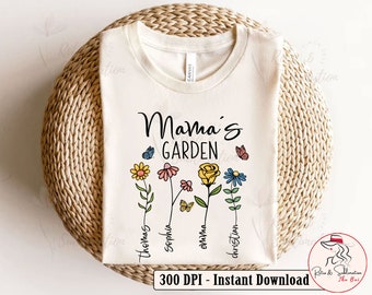 Personalizzazione Mama Png, Fiore Png, Festa della Mamma Png, Giardino Floreale della Mamma Png, Mamma Png, Mamma Png, Vita da Mamma Png, Nonna Floreale Png