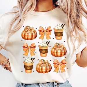 Coquette Pumpkin Spice Latte Png, Pumpkin Spice Coffee Png, Fall Png, Cozy Season Png, Autumn Vibes Png, Pumpkin Season Png, Digital Files