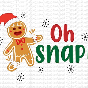 Oh Snap Christmas Cookies Png, Cookie Man Png, Gingerbread Cookies, Merry Christmas Png, Christmas Cookies Png, Funny Broken Gingerbread