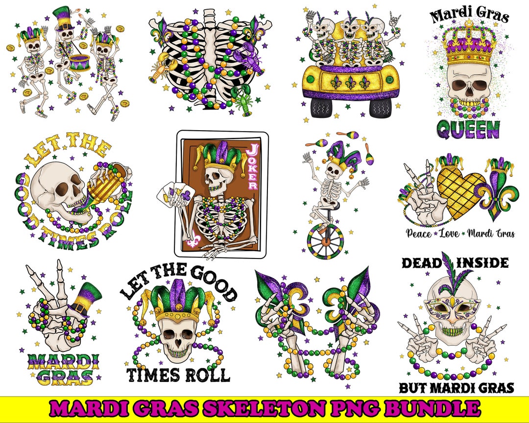 mardi gras skeleton costume