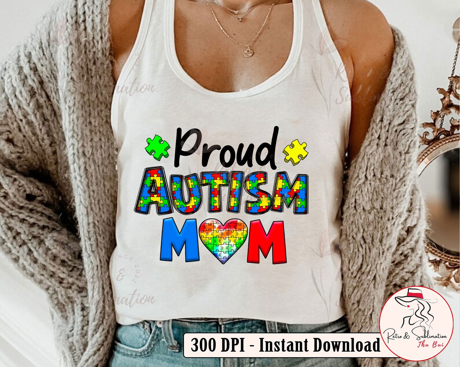 Proud Autism Mom Png, Autism Puzzle Piece Png, Autism Awareness Png ...