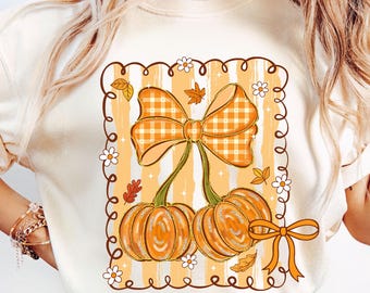 Pumpkin Coquette Bow Png, Boho Autumn Pumpkin Png, Retro Fall Png, Fall Coquette Bow Png, Pumpkin Spice Png, Fall Png, Autumn Pumpkin Png