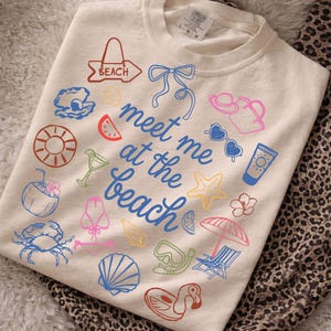 Retro Summer PNG Bundle: Sarcastic Beach Png, Summer Vacation Png, Aesthetic Coquette Bow Png, Trendy Summer Design image 8