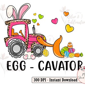Egg - Cavator Easter Png, Easter For Kids Png , Bunny Png, Happy Easter, Easter Graphics, Happy Easter Png, Easter Egg Png