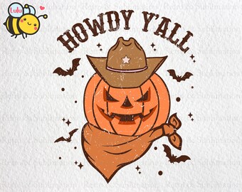 Hola a todos Calabaza Png, Western Halloween Png, Vaquero Fantasma Png, Calabaza de Halloween, Spooky Temporada Png, Feliz Halloween Png, Calabaza Png