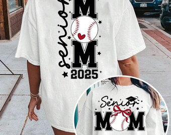 Baseball Senior 2025 Mom Svg, Senior Mom Shirt Svg, Baseball Season Svg, Sports Shirt Svg, Proud Mom Svg, 2025 Grad Baseball Lover Svg