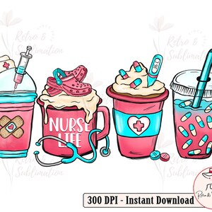 Nurse Png, Coffee Png, Nurse Life, Nurse Gift, Gift For Nurse, Pediatric Nurse, School Nurse Png, Nurse Clipart Png, Cna Life Png