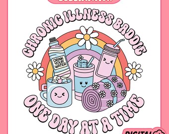 Mental Health Png, Chronic Illness Baddie Png, Cute Mental Health Png, Motivational Png, Mental Health Png For Stickers, Bookmarks, Shirts